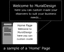 A sample of a 'About Us' page