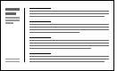Aligned left, text to right